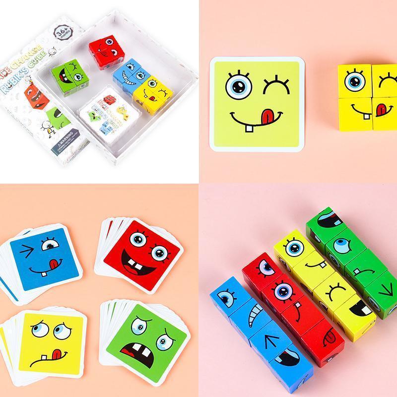 Emoji Rubik's Puzzelspel - Houd de kids weg van beeldschermen
