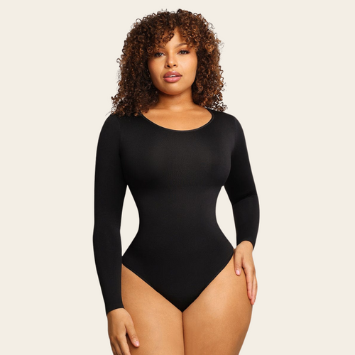 Eleganza Dual Sleeve String Bodysuit – Koop 1, Krijg 1 Gratis