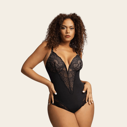 Séphora Allure: Sexy Lace Bodysuit met Diepe V-hals - Koop één, Krijg één Gratis