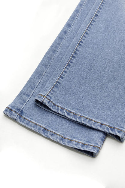 STRAIGHT LEG CASUAL JEANS