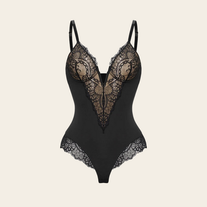 Séphora Allure: Sexy Lace Bodysuit met Diepe V-hals - Koop één, Krijg één Gratis