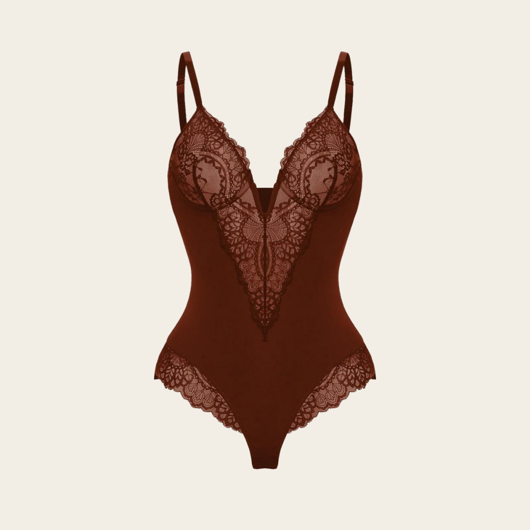 Séphora Allure: Sexy Lace Bodysuit met Diepe V-hals - Koop één, Krijg één Gratis