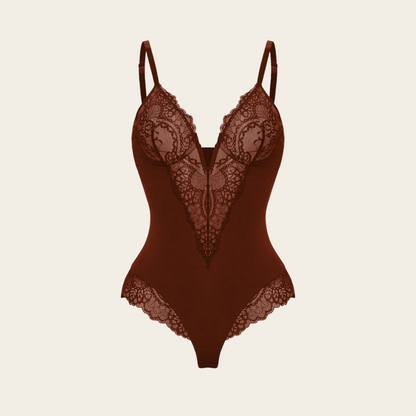 Séphora Allure: Sexy Lace Bodysuit met Diepe V-hals - Koop één, Krijg één Gratis