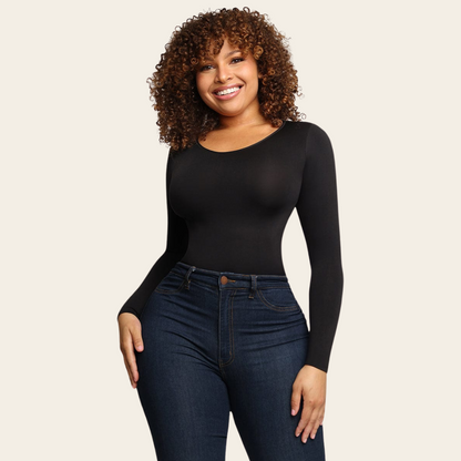 Eleganza Dual Sleeve String Bodysuit – Koop 1, Krijg 1 Gratis