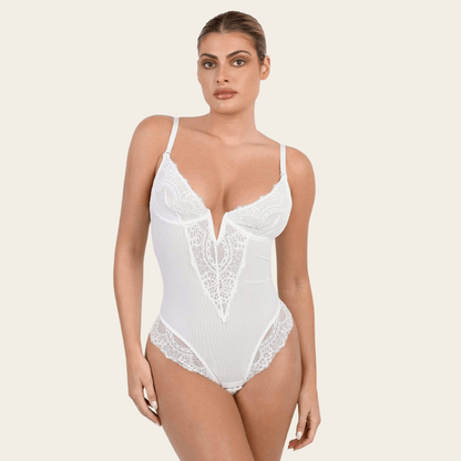 Séphora Allure: Sexy Lace Bodysuit met Diepe V-hals - Koop één, Krijg één Gratis