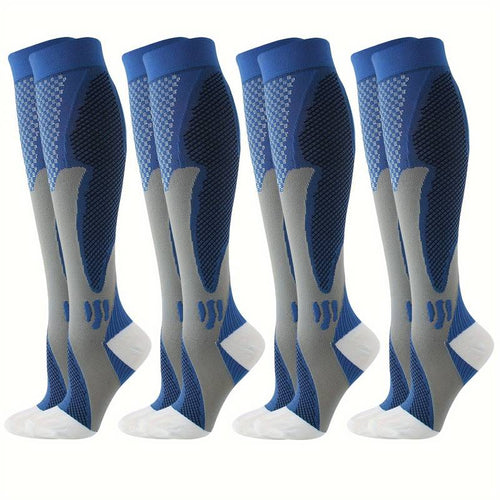 Compression Socks - White Grey