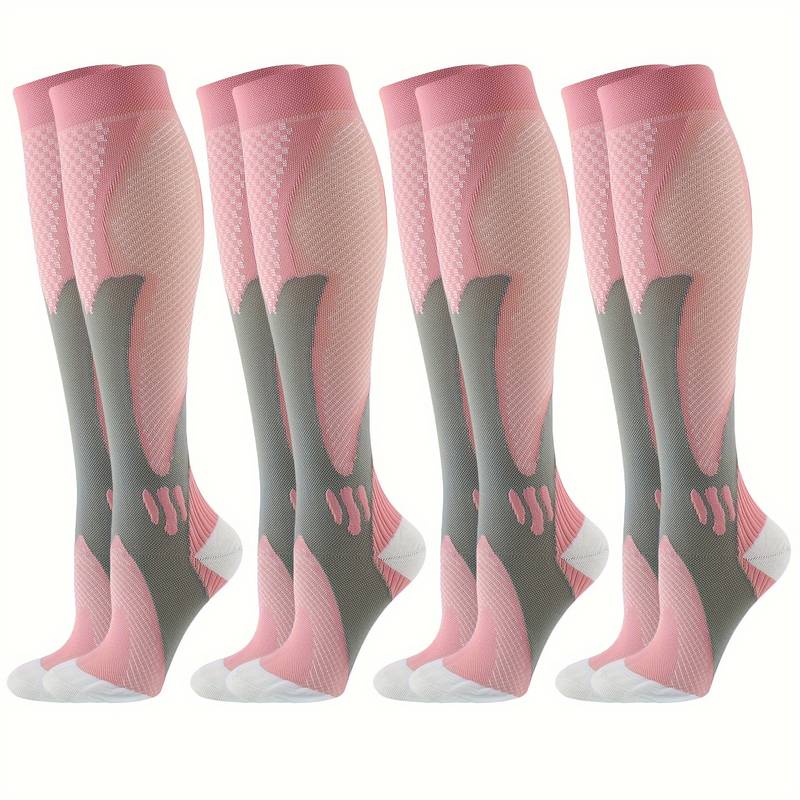 Compression Socks - White Grey