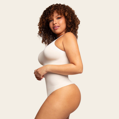 Elegance Elevate: Hoge Nek Shaping Bodysuit – Koop er een, Krijg er een Gratis!