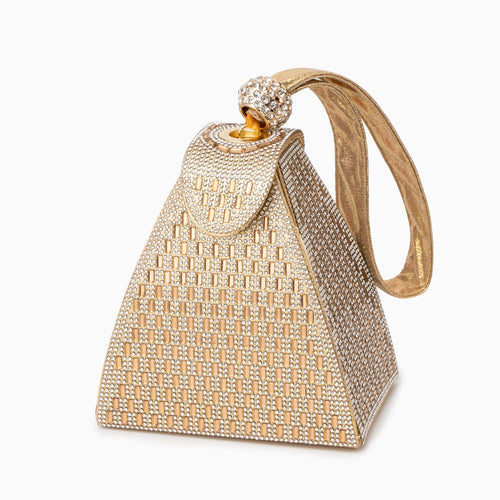 Luxe Pyramid Clutch