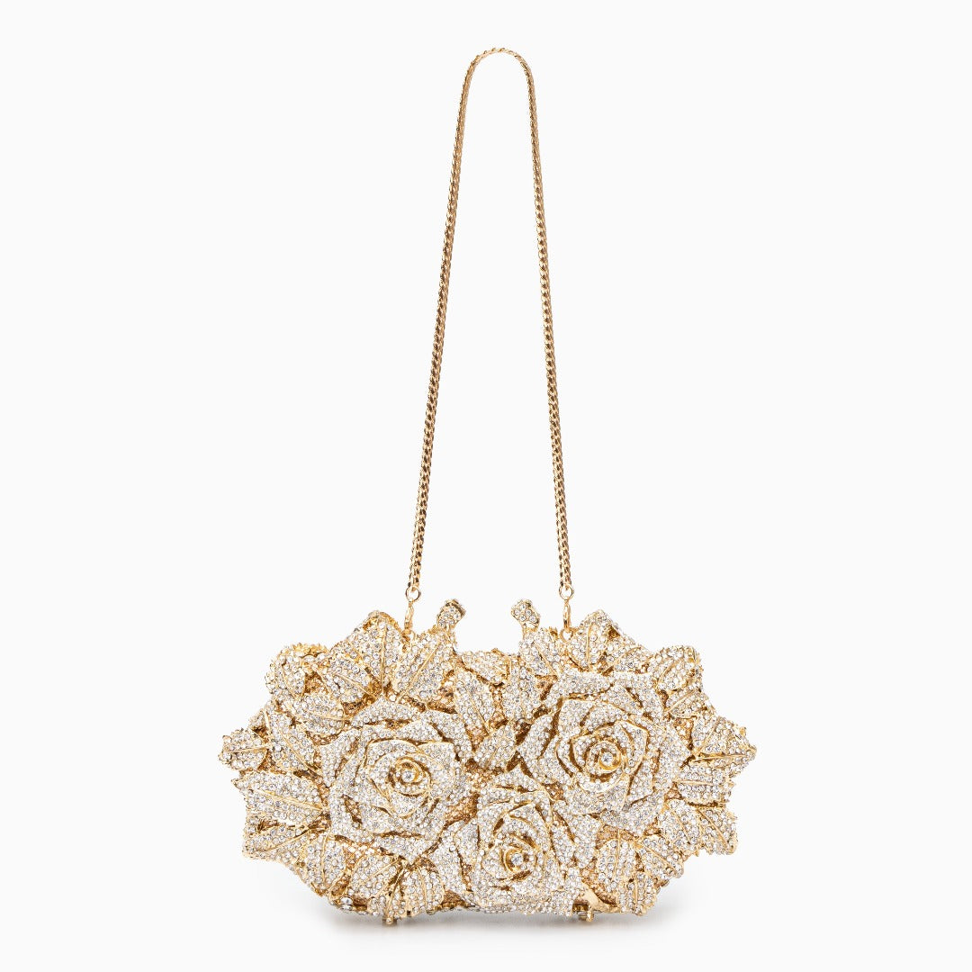 Aurora Rose Diamonds Clutch