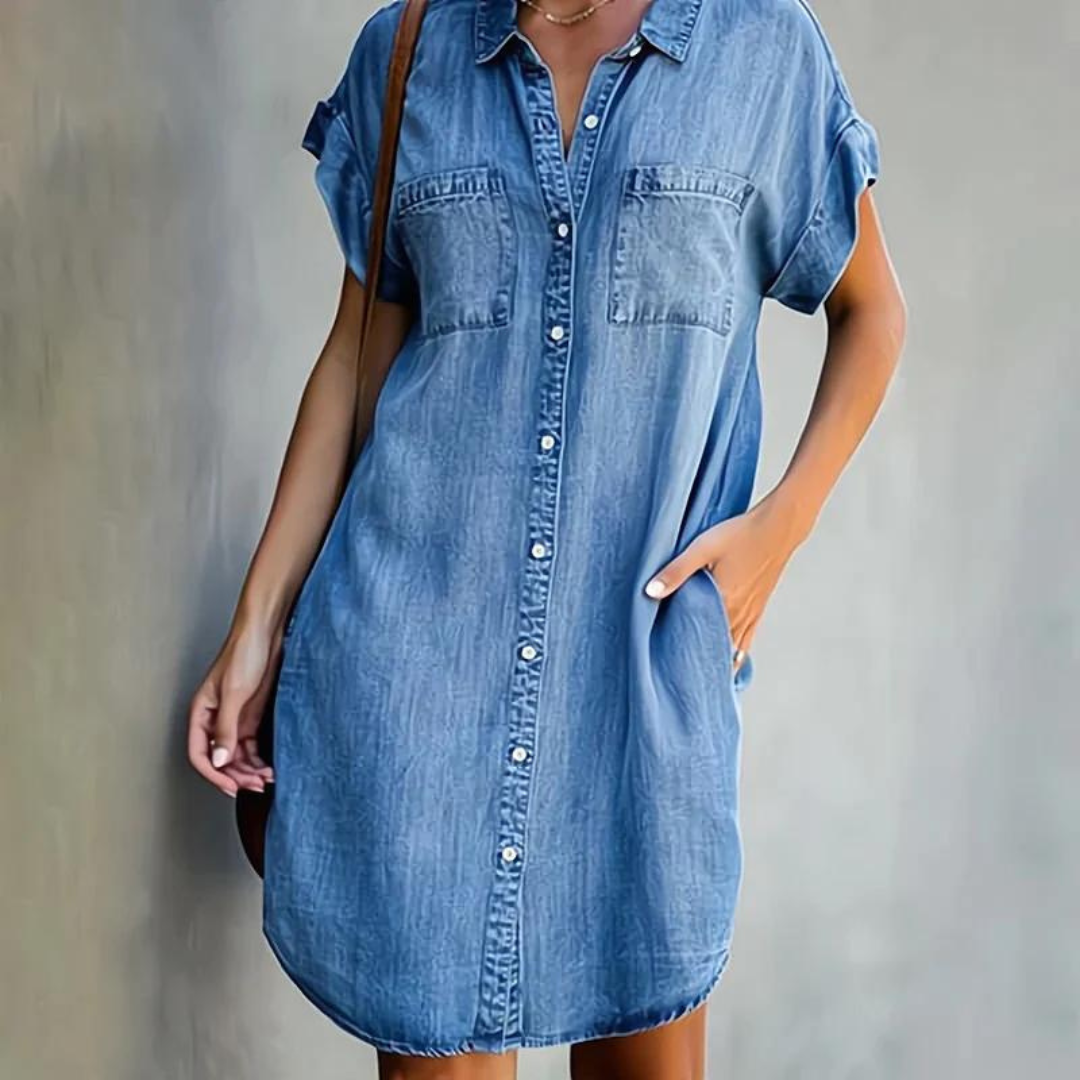 Denise - Denim jurk