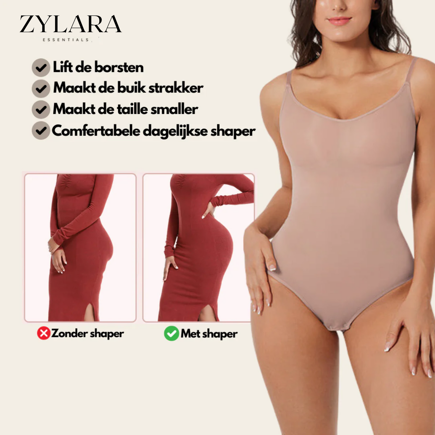 Zylara Elegance Duo Bodysuit - Koop Eén, Krijg Eén Gratis