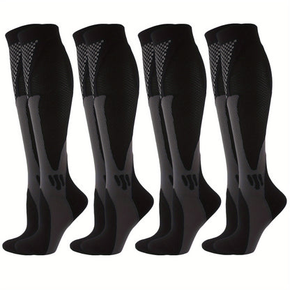 Compression Socks - White Grey