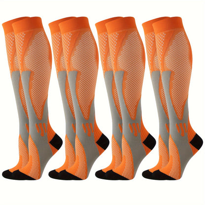 Compression Socks - White Grey