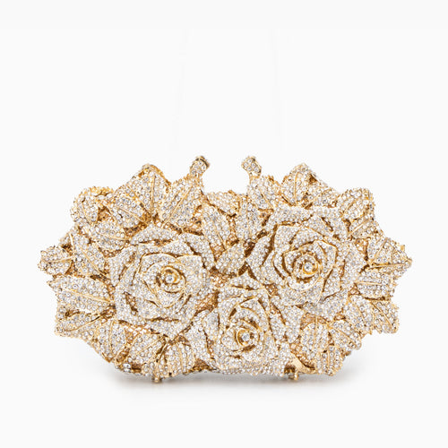 Aurora Rose Diamonds Clutch