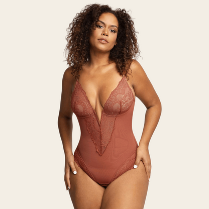 Séphora Allure: Sexy Lace Bodysuit met Diepe V-hals - Koop één, Krijg één Gratis