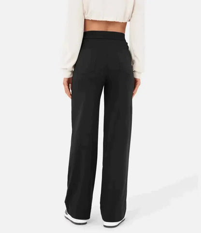 Ilse | High-waisted elastische casual broek