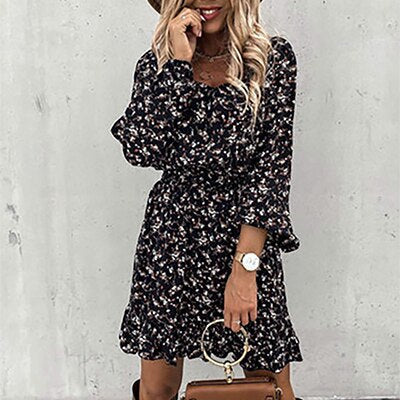 FloralDress | Luxe Pofmouw Bloemenjurk®